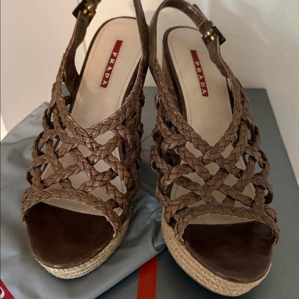 PRADA Wedges. - Picture 2 of 4